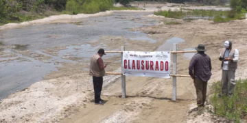 Profepa clausura banco de extracción ilegal en el río Colotepec y evita mayor daño ambiental