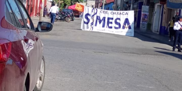 SIMESA endurece protestas y bloquea calles del Centro Histórico de Oaxaca