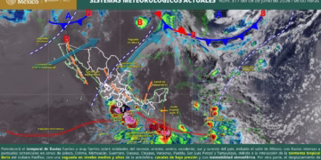 Para este lunes, continuarán las lluvias en gran parte de Oaxaca