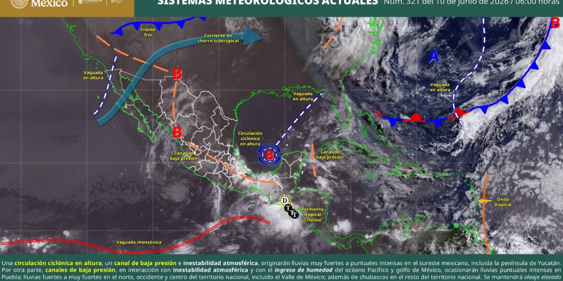 Se mantiene el potencial de lluvias y viento en gran parte del estado
