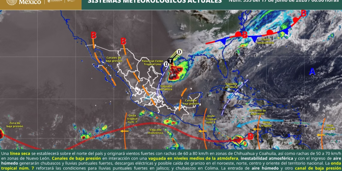 Inestabilidad atmosférica provocará periodos de sol y lluvias en gran parte de Oaxaca