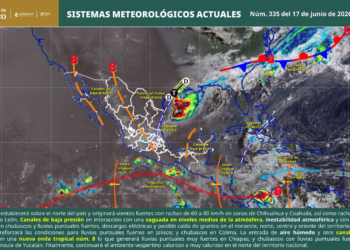 Inestabilidad atmosférica provocará periodos de sol y lluvias en gran parte de Oaxaca