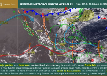 Onda tropical número 8 favorecerá lluvias y tormentas aisladas en Oaxaca