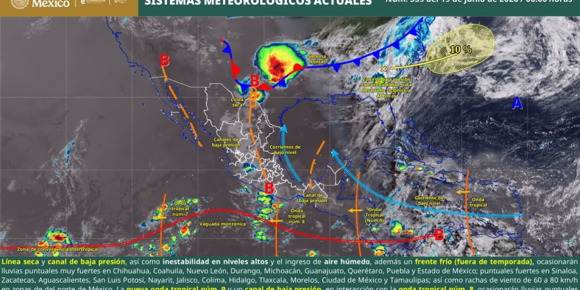 Para este fin de semana aumentará potencial de lluvias en Oaxaca: Protección Civil