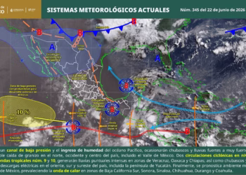 Prevén lluvias con tormentas eléctricas y oleaje elevado en la costa oaxaqueña