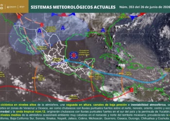 Persistirán lluvias con tormentas eléctricas y rachas de viento durante la tarde en Oaxaca