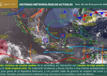 Continuarán las lluvias de intensidad variable en diversas regiones de Oaxaca