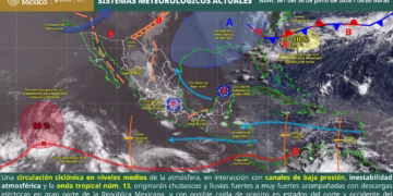 Continuarán las lluvias de intensidad variable en diversas regiones de Oaxaca