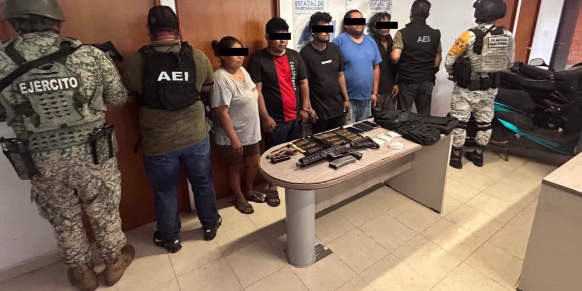 Desarticula FGEO banda dedicada al secuestro y extorsión en el Istmo de Tehuantepec; hay cinco detenidos