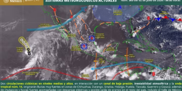 Continuarán las lluvias con tormentas y rachas de viento en gran parte del estado