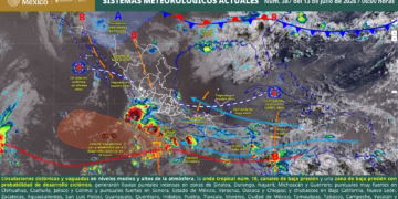 Onda tropical número 18 favorecerá lluvias este lunes en gran parte de Oaxaca