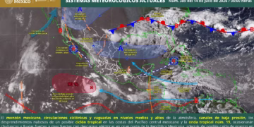 Persistirán lluvias de intensidad variable y oleaje elevado en el litoral oaxaqueño