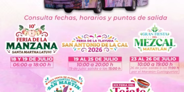 Con BinniBus, acercarán a visitantes a las ferias de la Guelaguetza 2026