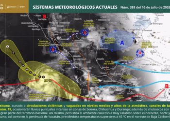 Persistirá el potencial de lluvias y oleaje elevado en Oaxaca