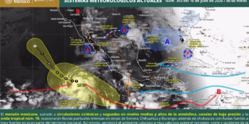 Persistirá el potencial de lluvias y oleaje elevado en Oaxaca