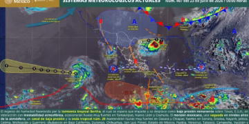 Lluvias, vientos fuertes y mar de fondo marcarán las condiciones del tiempo en Oaxaca 