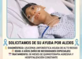 Servicio social: solicitan apoyo para Alexis, niño de 6 años con leucemia.