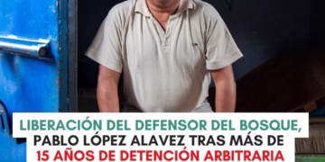 Liberan a defensor zapoteco del bosque tras más de 15 años privado de la libertad.