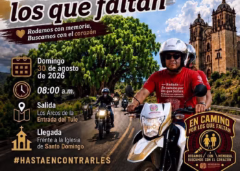 Invitan a rodada en Oaxaca para visibilizar la desaparición de personas.