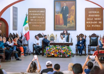 Ray Chagoya informa medidas de seguridad y supervisión permanente en obra privada Parque Oaxaca