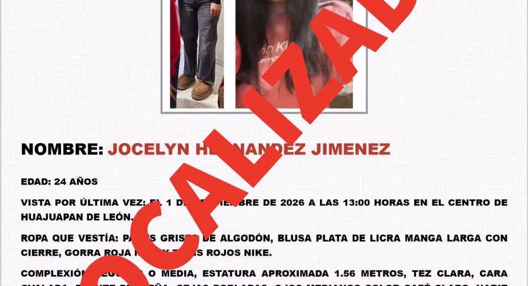 Fiscalía de Oaxaca localiza a mujer reportada como No Localizada en Huajuapan de León; coordinación con autoridades de Puebla permitió su resguardo