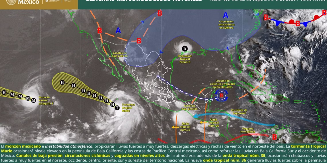 Prevén lluvias y tormentas durante este día en Oaxaca