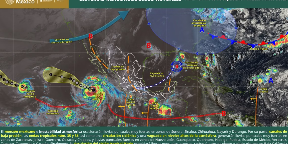 Persisten lluvias y condiciones de tormenta en Oaxaca