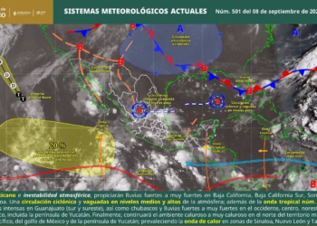 Prevén lluvias generalizadas y tormentas fuertes por ingreso de la onda tropical 37