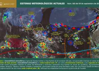 Prevén lluvias localmente intensas y rachas de viento en Oaxaca