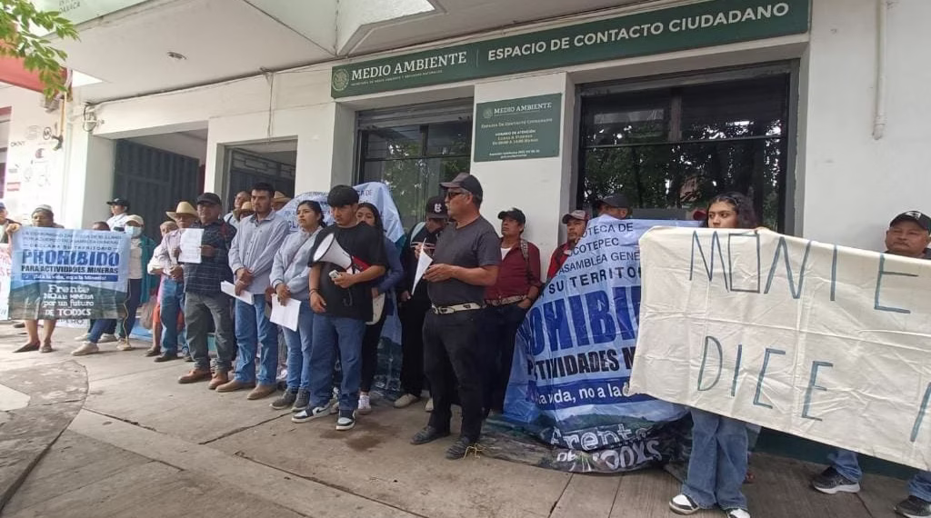 Frente No a la Minería exige a Semarnat negar nueva ampliación de minera Cuzcatlán.