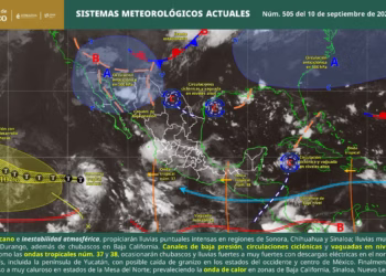 Persisten lluvias y oleaje elevado en las costas de Oaxaca