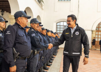 Ray Chagoya reconoce labor de la Policía Municipal de Oaxaca de Juárez en su 36 aniversario