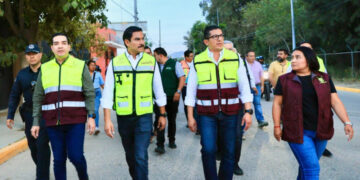 Recorrido por la zona donde se construye el Paso a Desnivel Monumento a Juárez